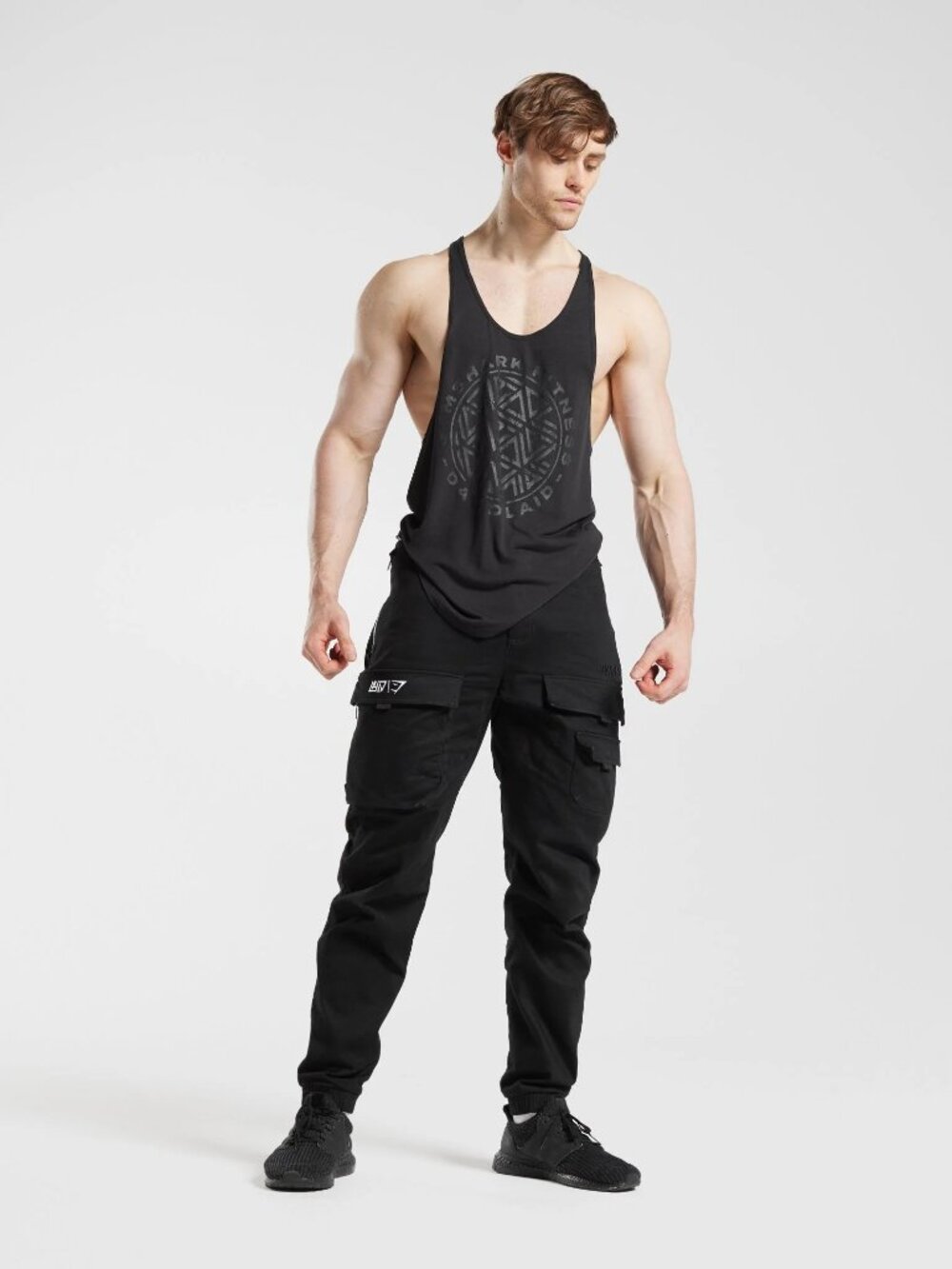 Gymshark Rare Limited Edition David Laid Stringer Men's Tank Black Size M